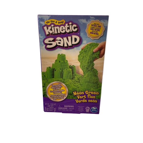 Set of 3 Kinetic Moldable Sand, Squeezable, 8.0 oz toys - Picture 3 of 5